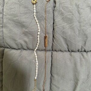 Gold and Pearl Bracelet